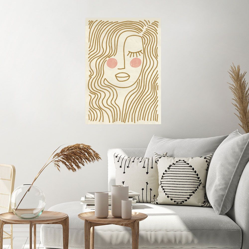 Affiche Visage délicat