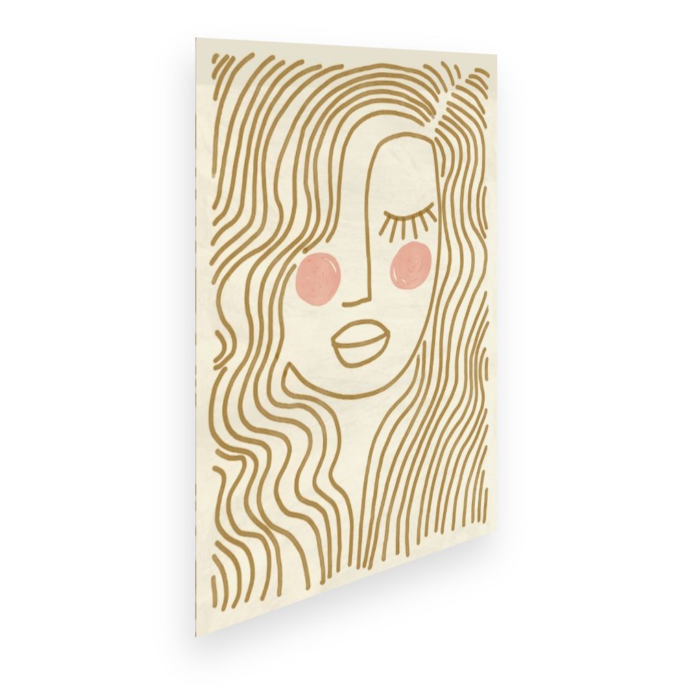 Affiche Visage délicat