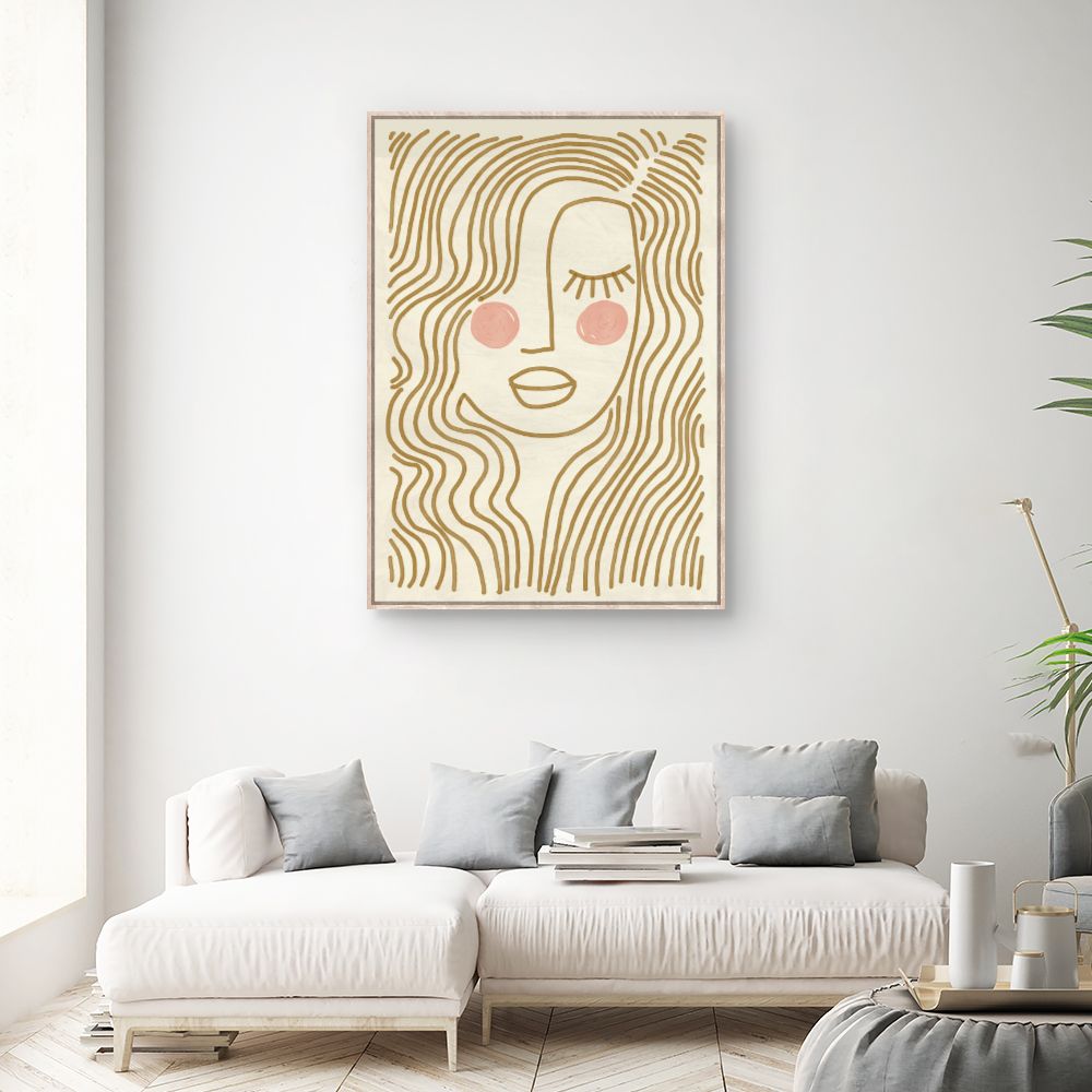 Tableau Visage ethéré