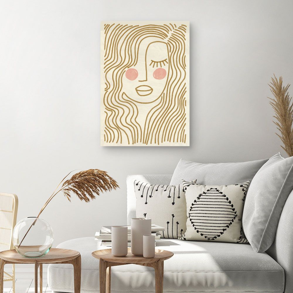 Tableau Visage ethéré