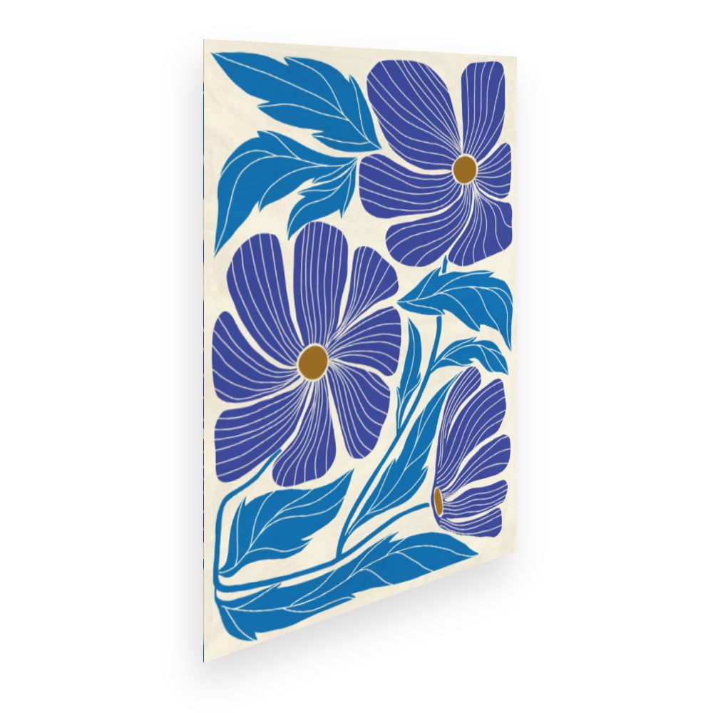 Affiche Fleurs stylisées élégantes