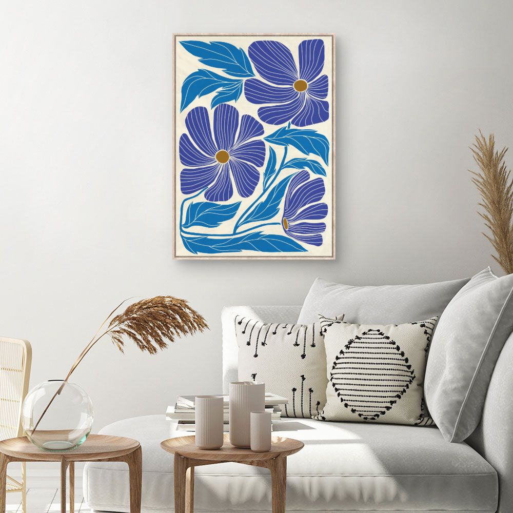 Tableau Fleurs stylisées
