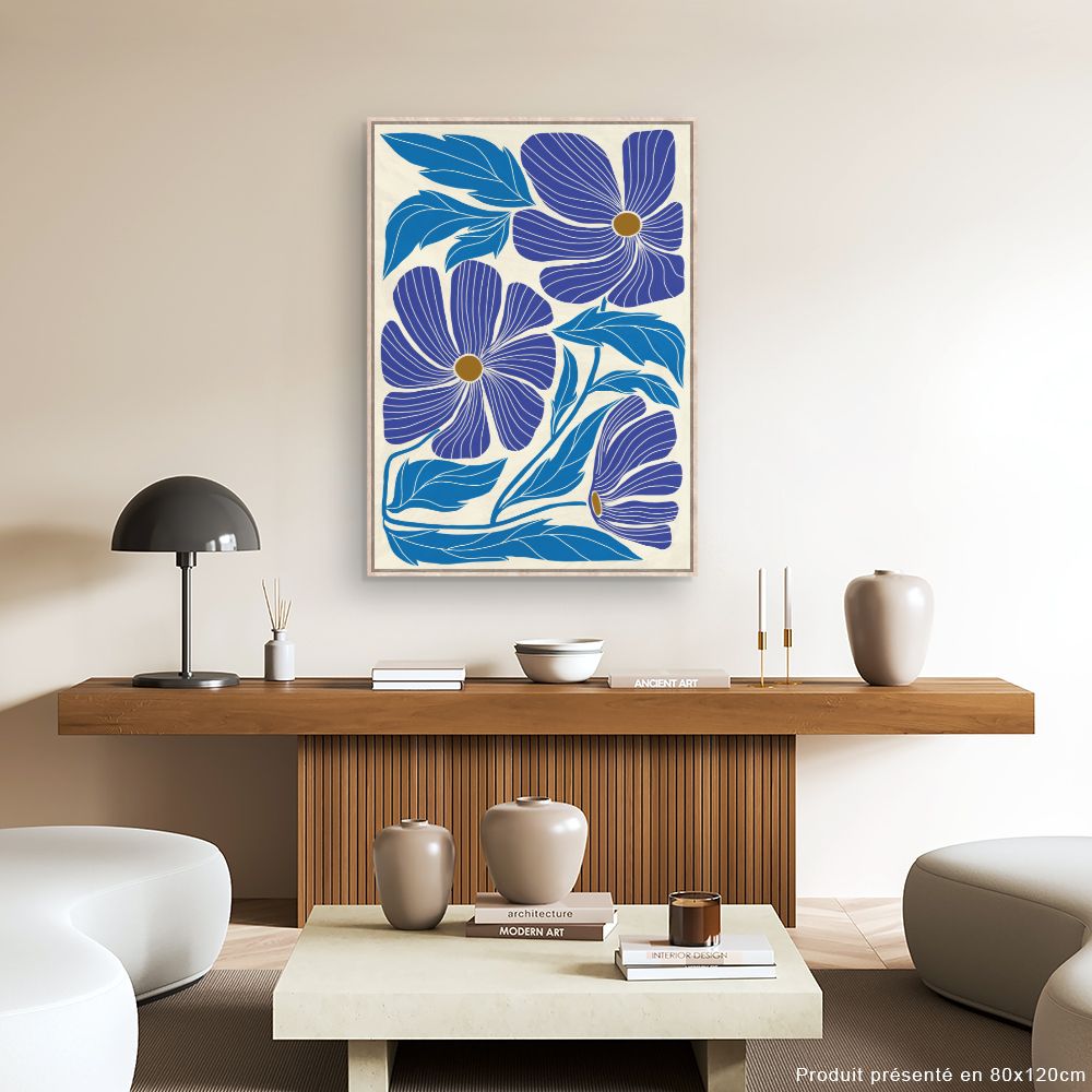 Tableau Fleurs stylisées