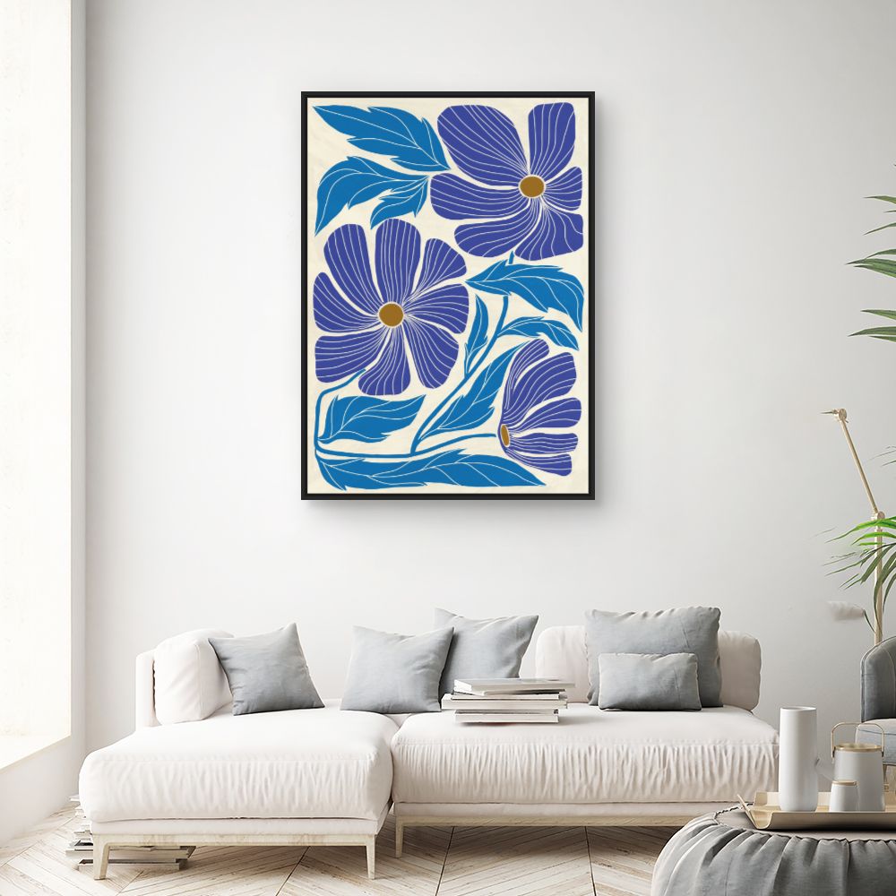 Tableau Fleurs stylisées