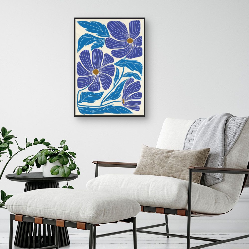Tableau Fleurs stylisées