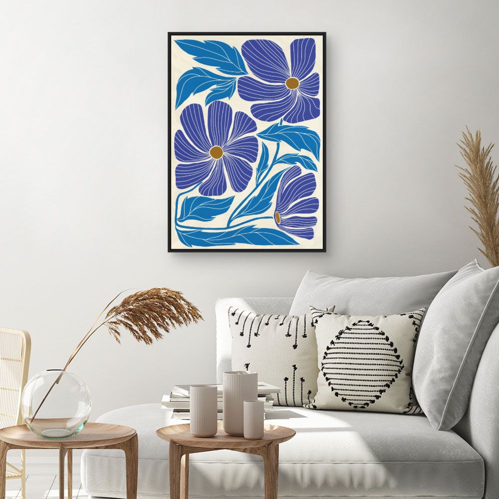 Tableau Fleurs stylisées