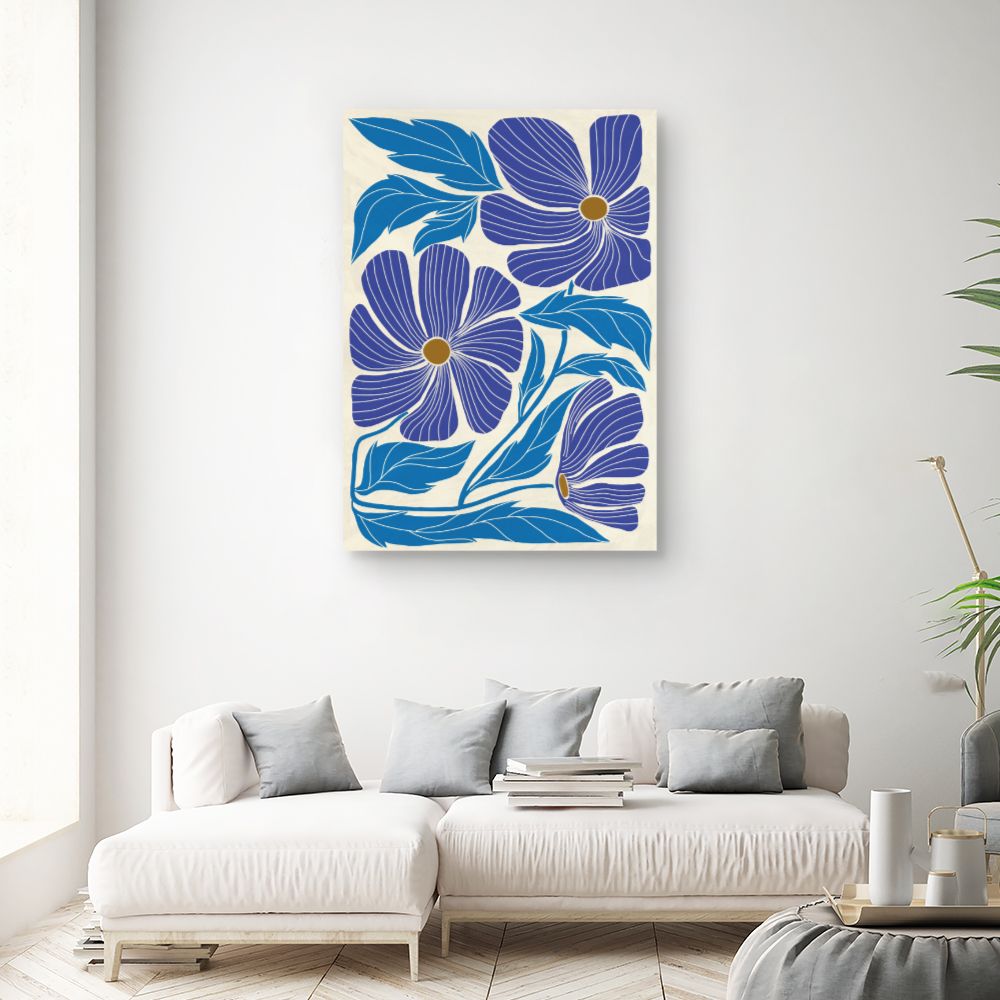 Tableau Fleurs stylisées