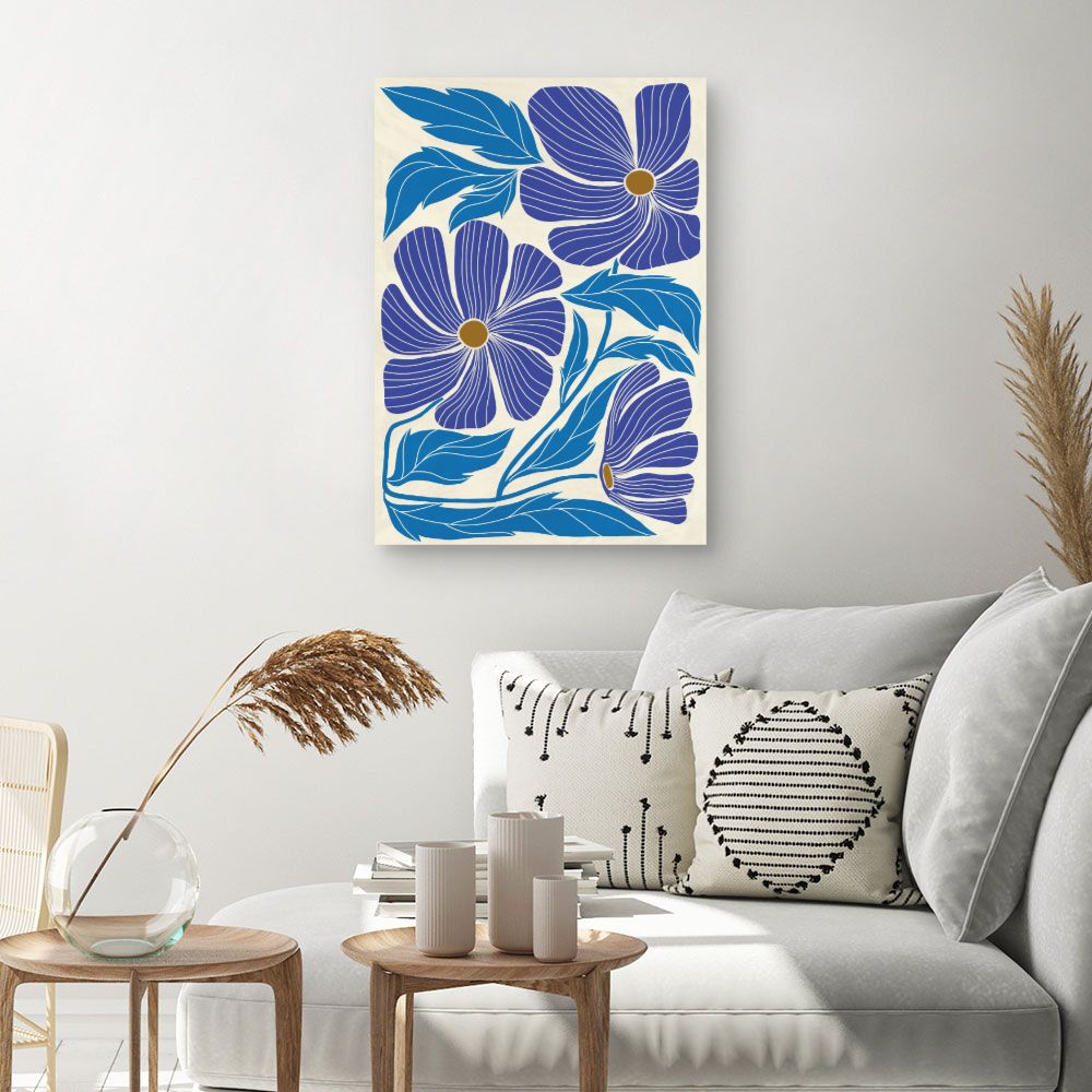 Tableau Fleurs stylisées