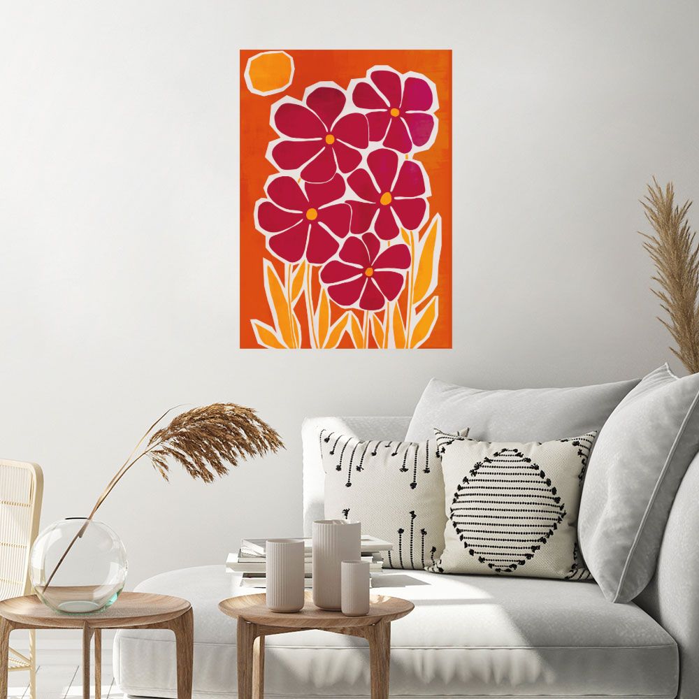 Affiche Fleurs éclatantes