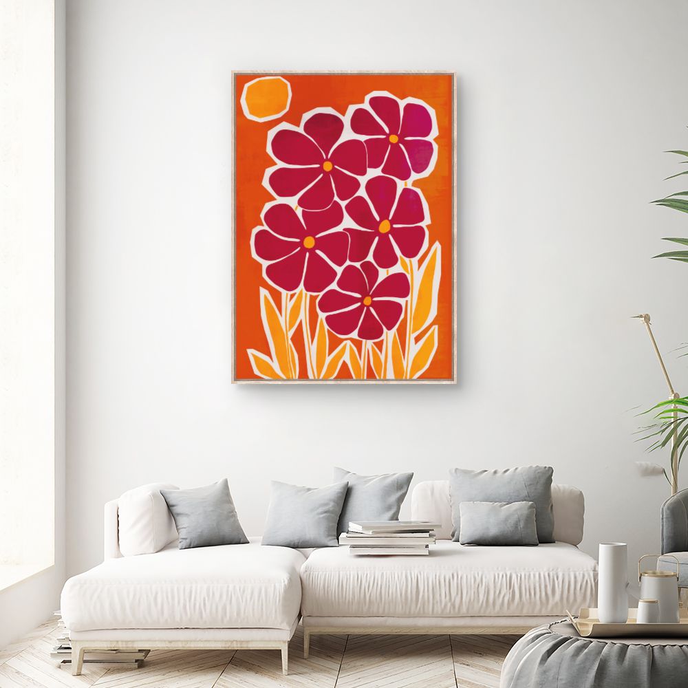 Tableau Fleurs vibrantes