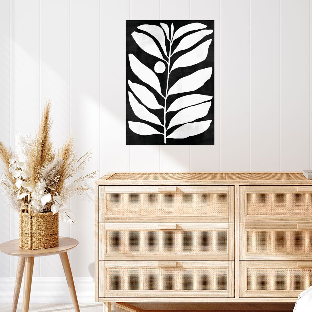 Affiche Feuilles stylisées