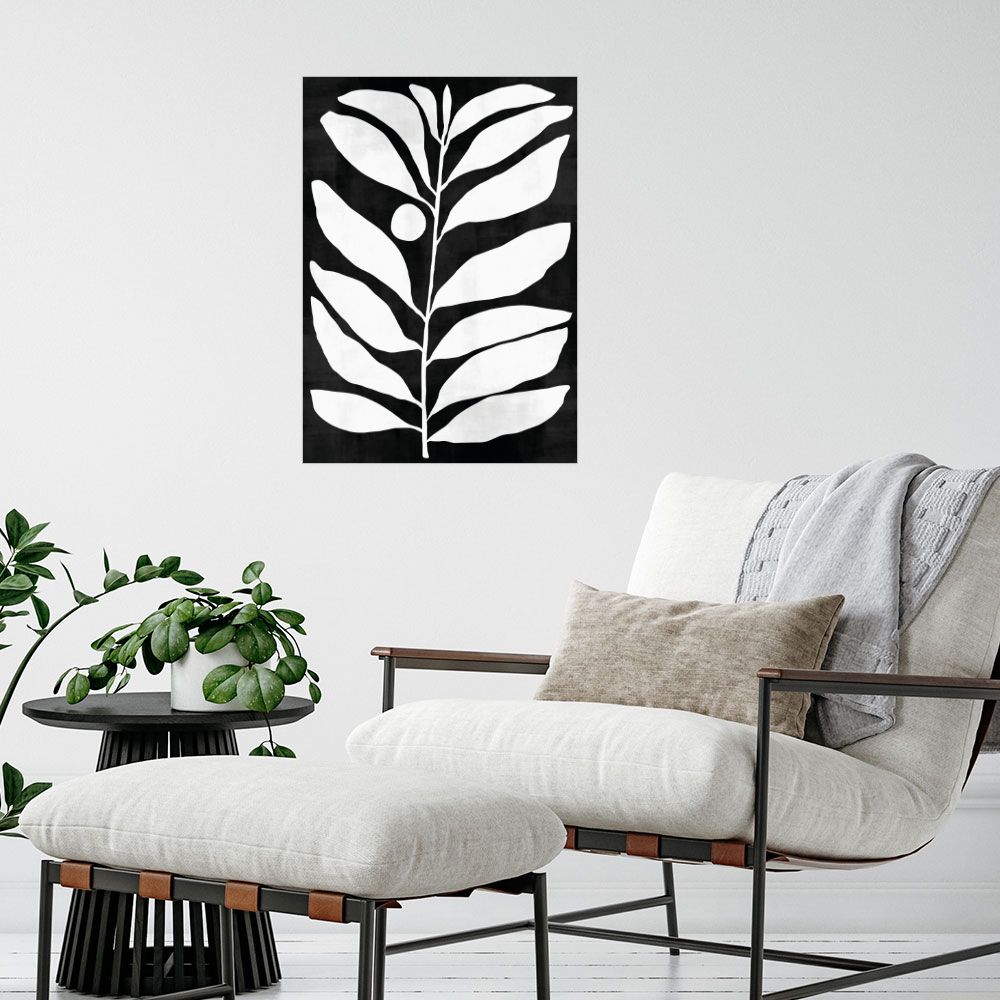 Affiche Feuilles stylisées