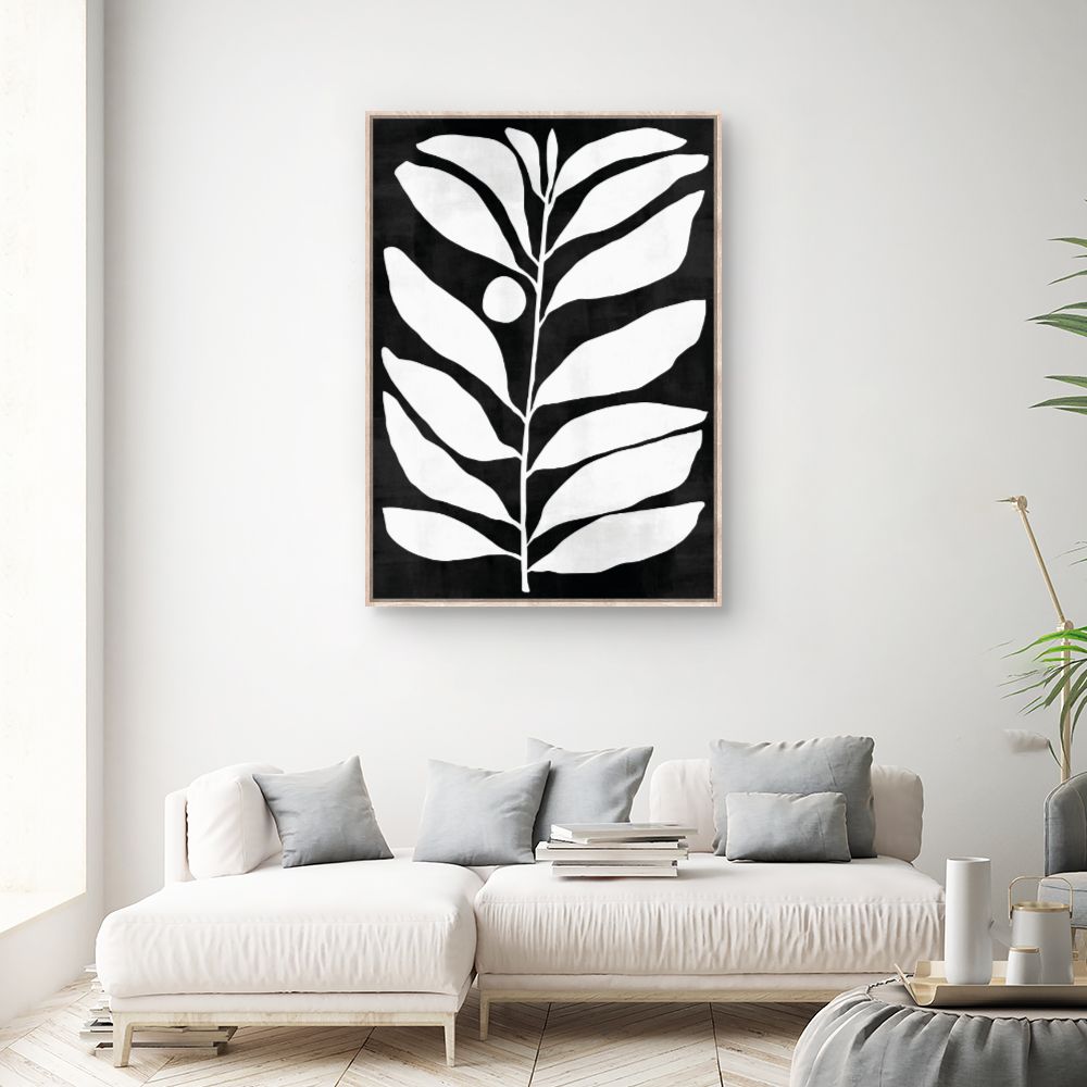 Tableau Silhouette végétale élégante