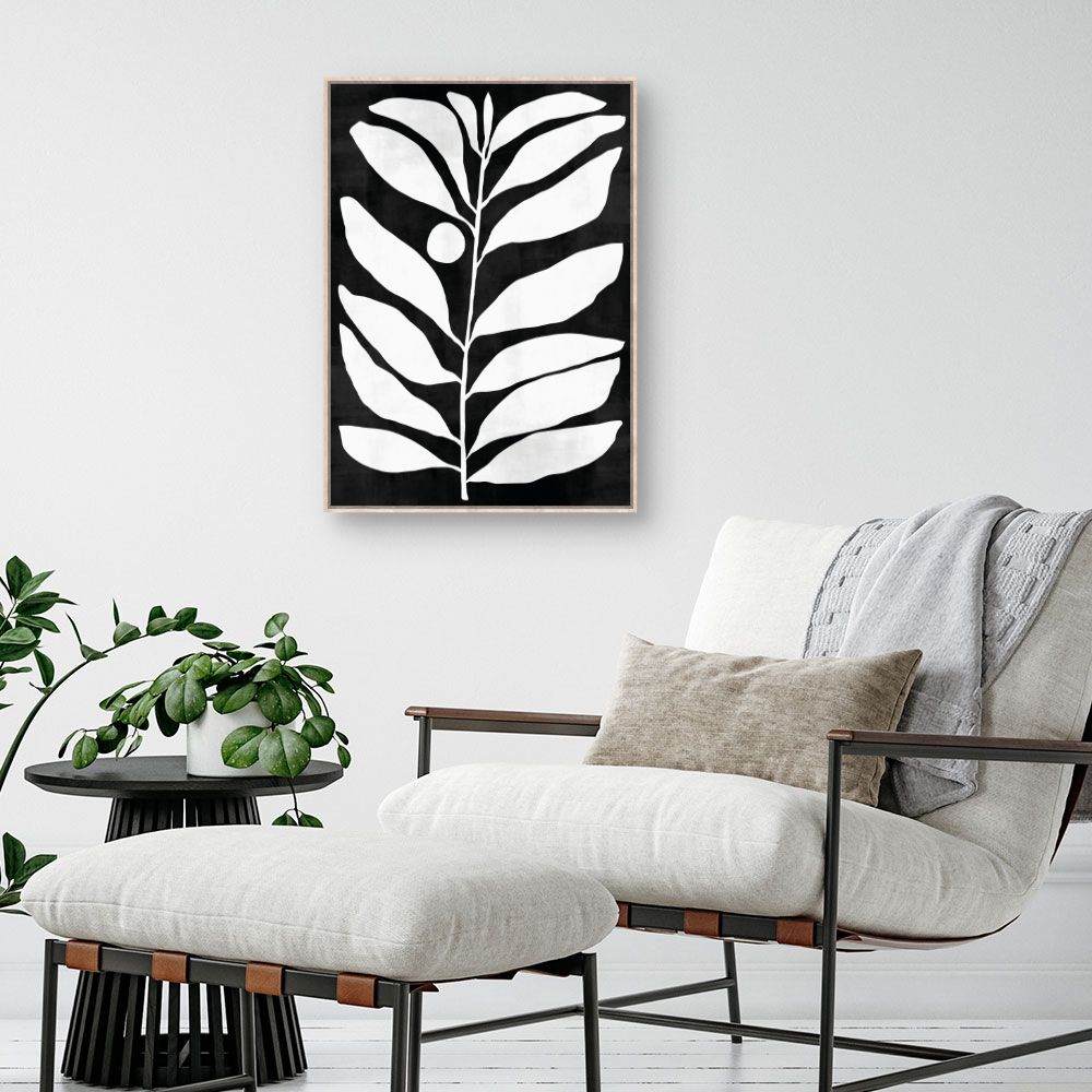 Tableau Silhouette végétale élégante