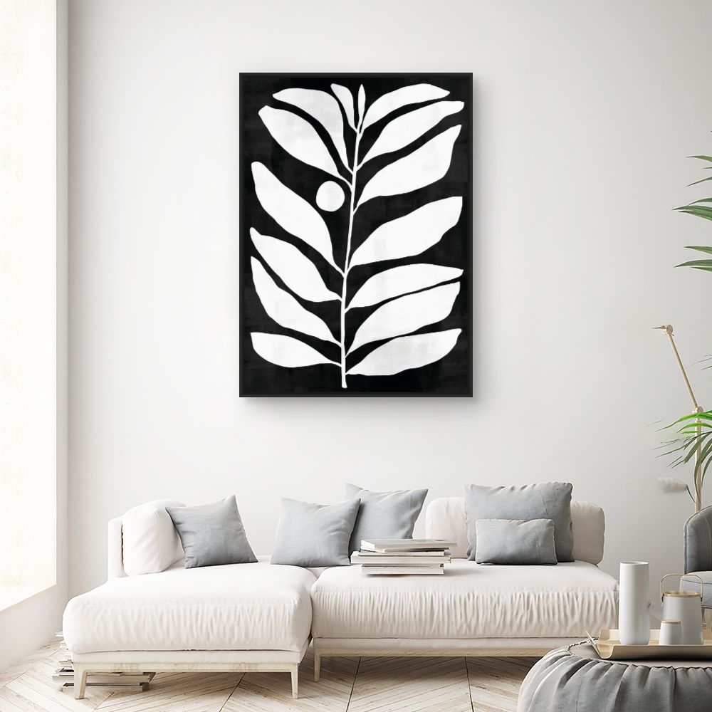 Tableau Silhouette végétale élégante