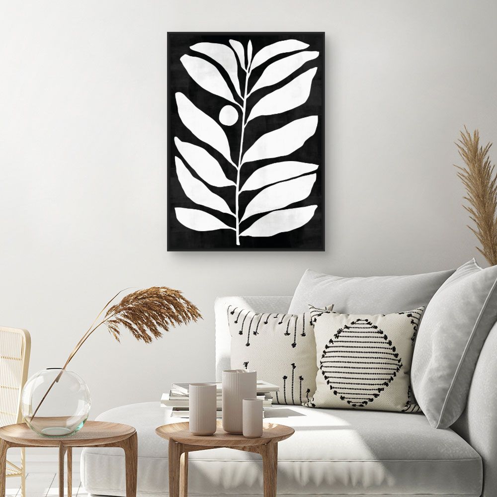 Tableau Silhouette végétale élégante