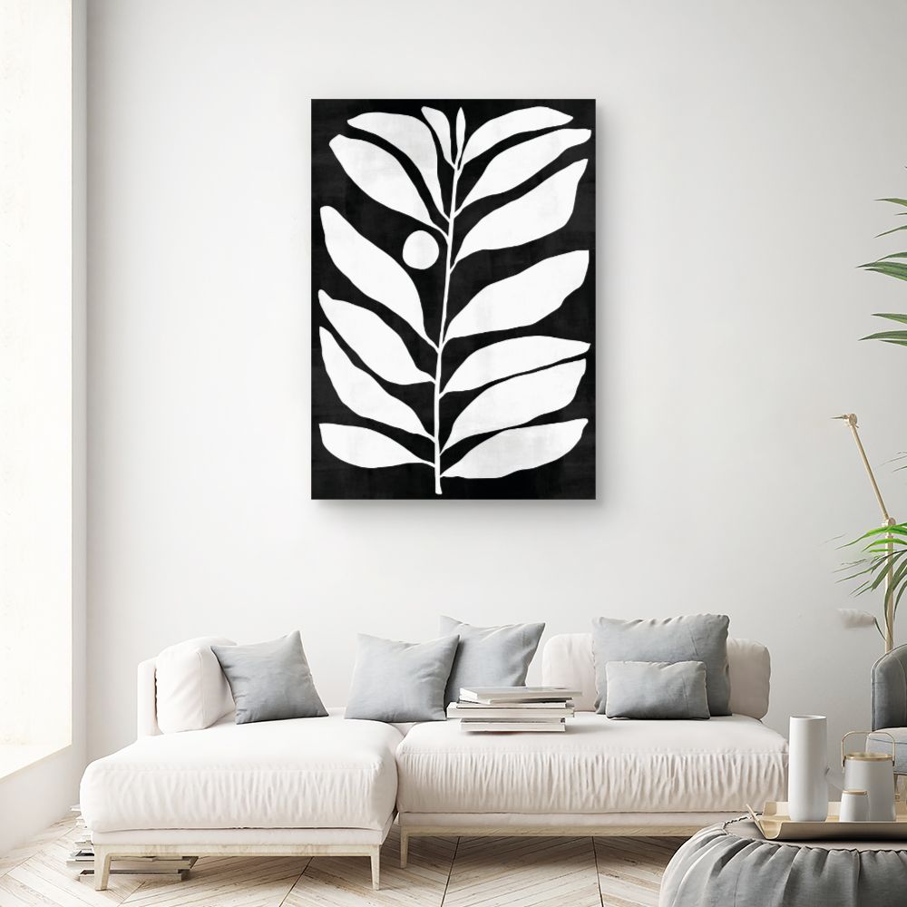 Tableau Silhouette végétale élégante
