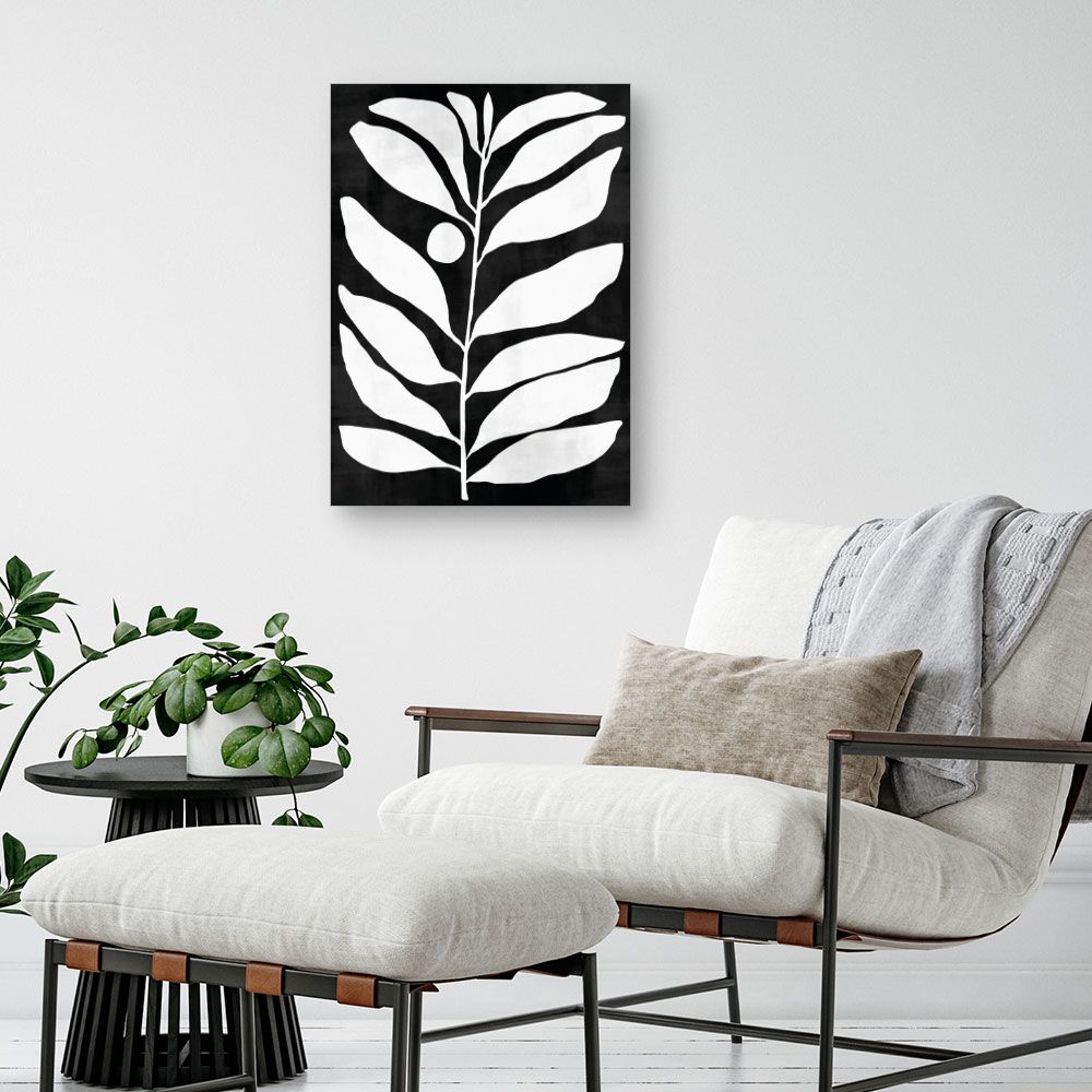 Tableau Silhouette végétale élégante