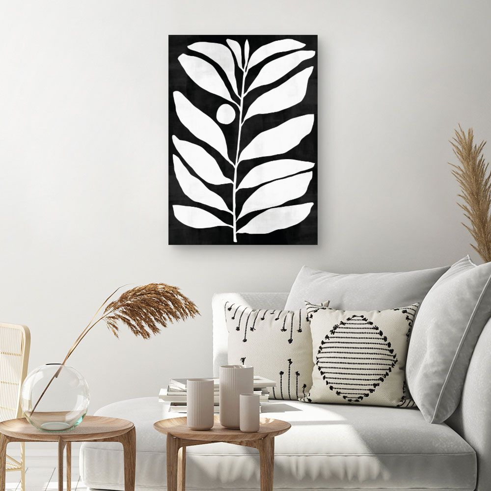 Tableau Silhouette végétale élégante