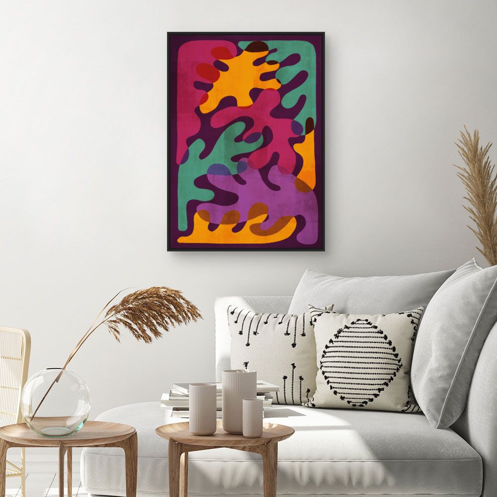 Tableau Formes fluides vibrantes