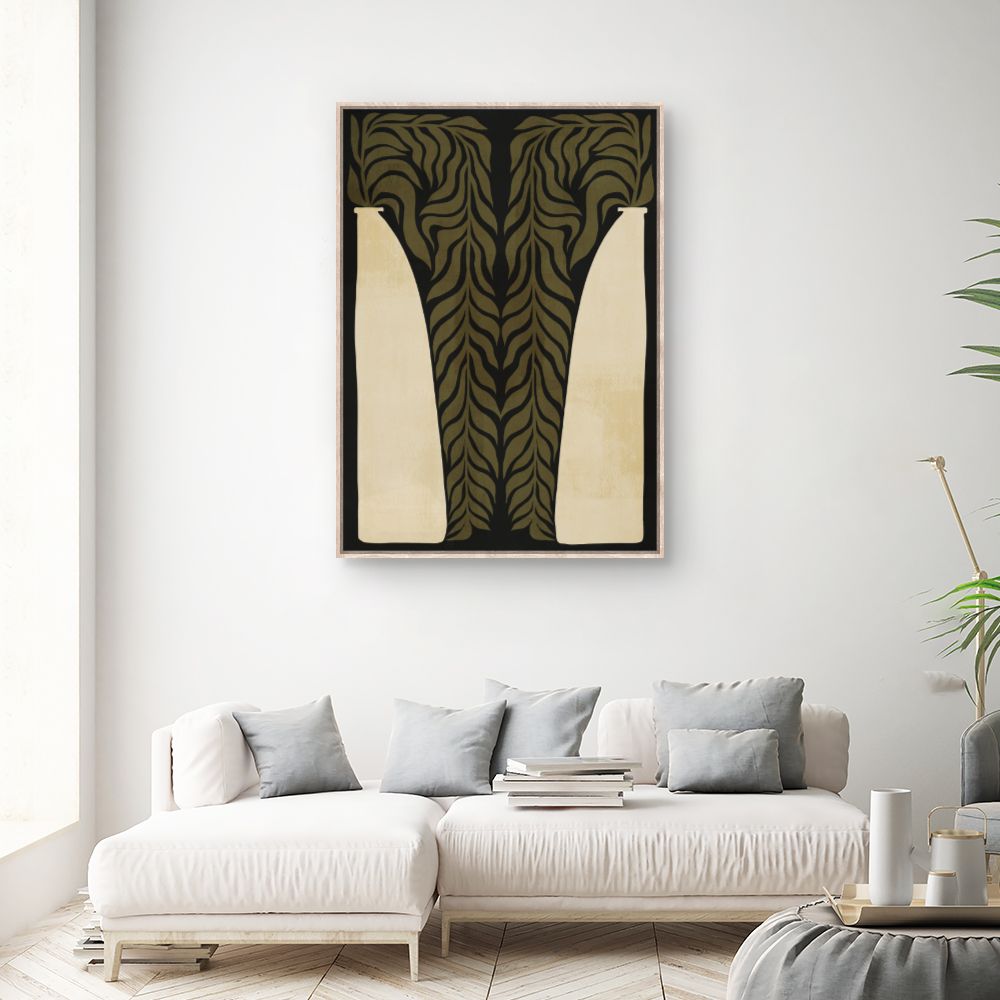 Tableau Formes végétales élégantes