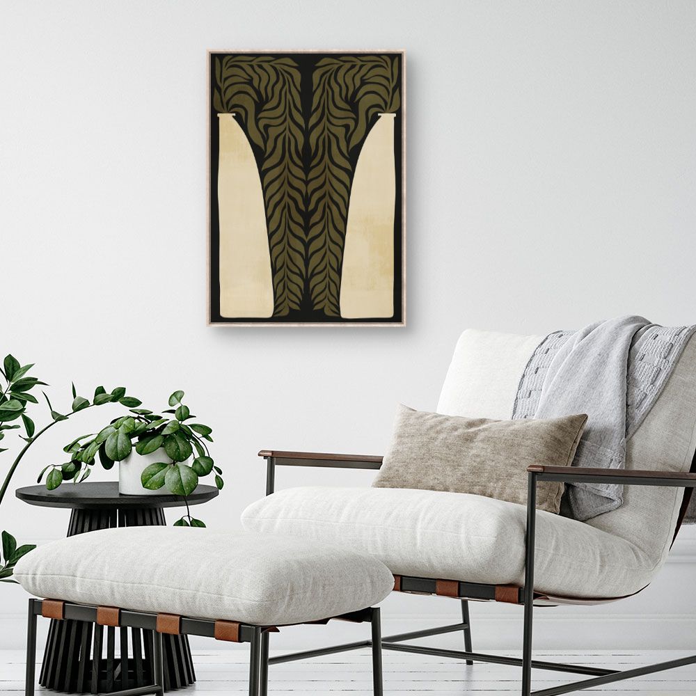 Tableau Formes végétales élégantes