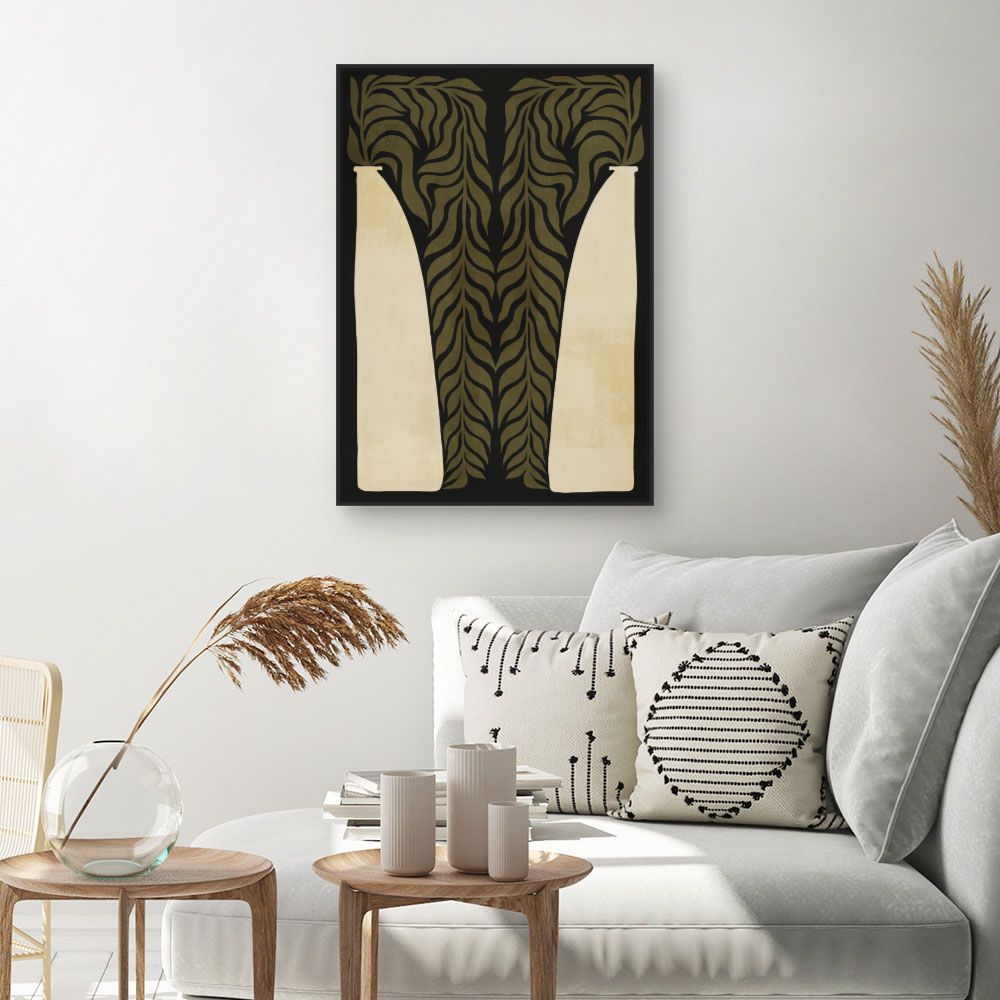 Tableau Formes végétales élégantes