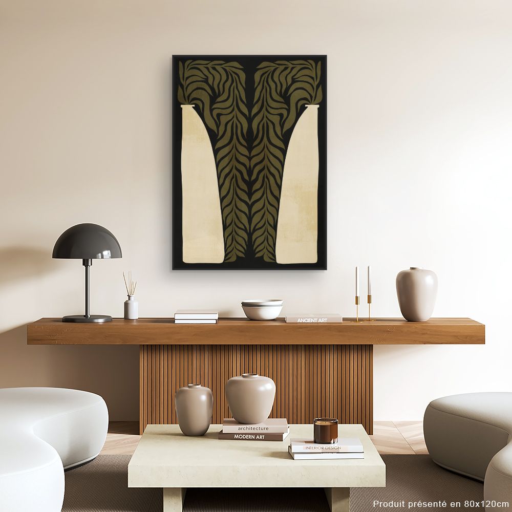 Tableau Formes végétales élégantes