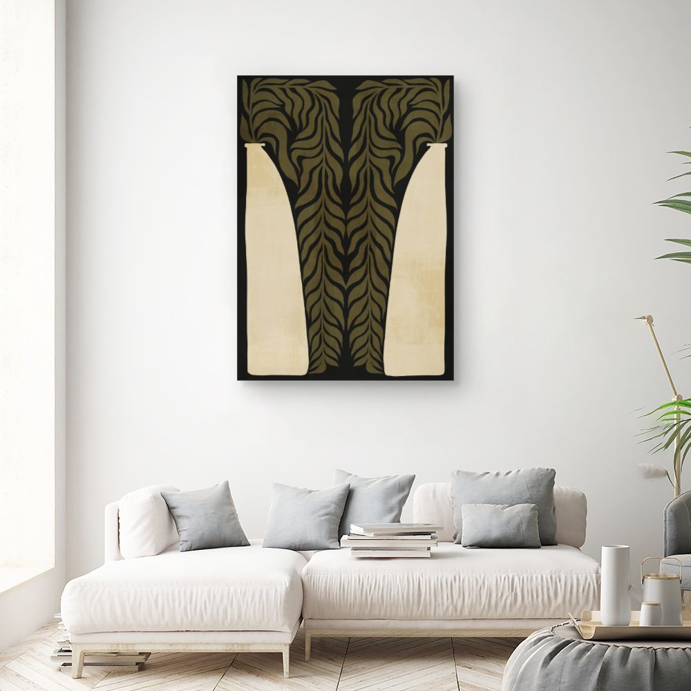 Tableau Formes végétales élégantes
