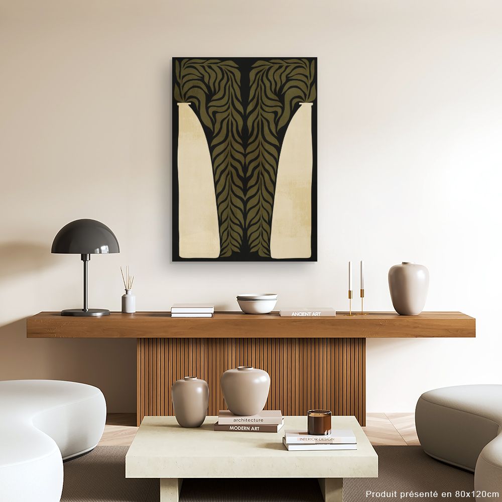 Tableau Formes végétales élégantes