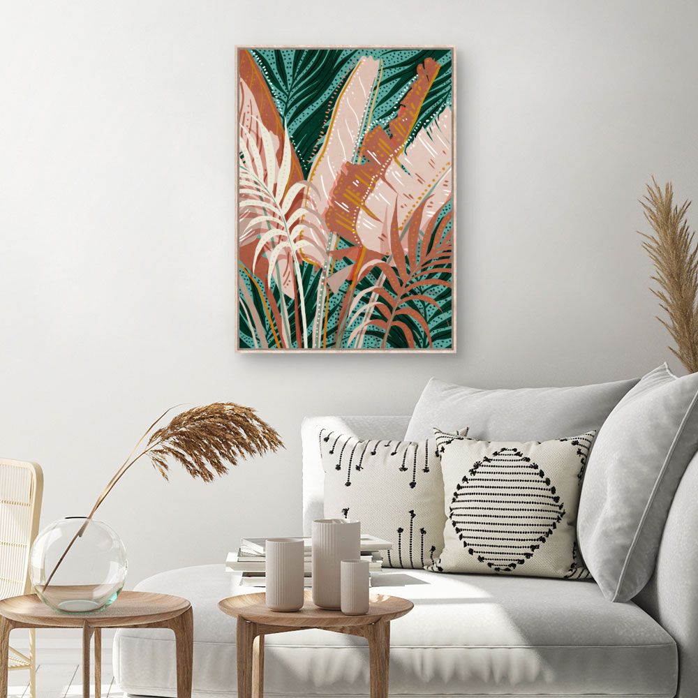 Tableau Feuillage exotique