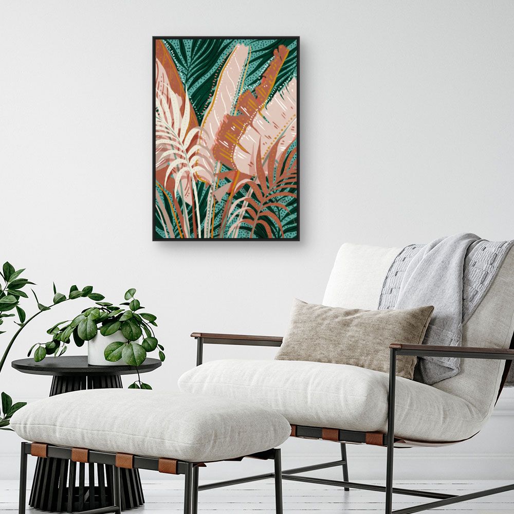 Tableau Feuillage exotique