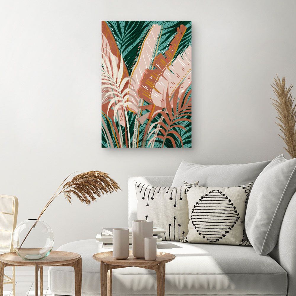 Tableau Feuillage exotique