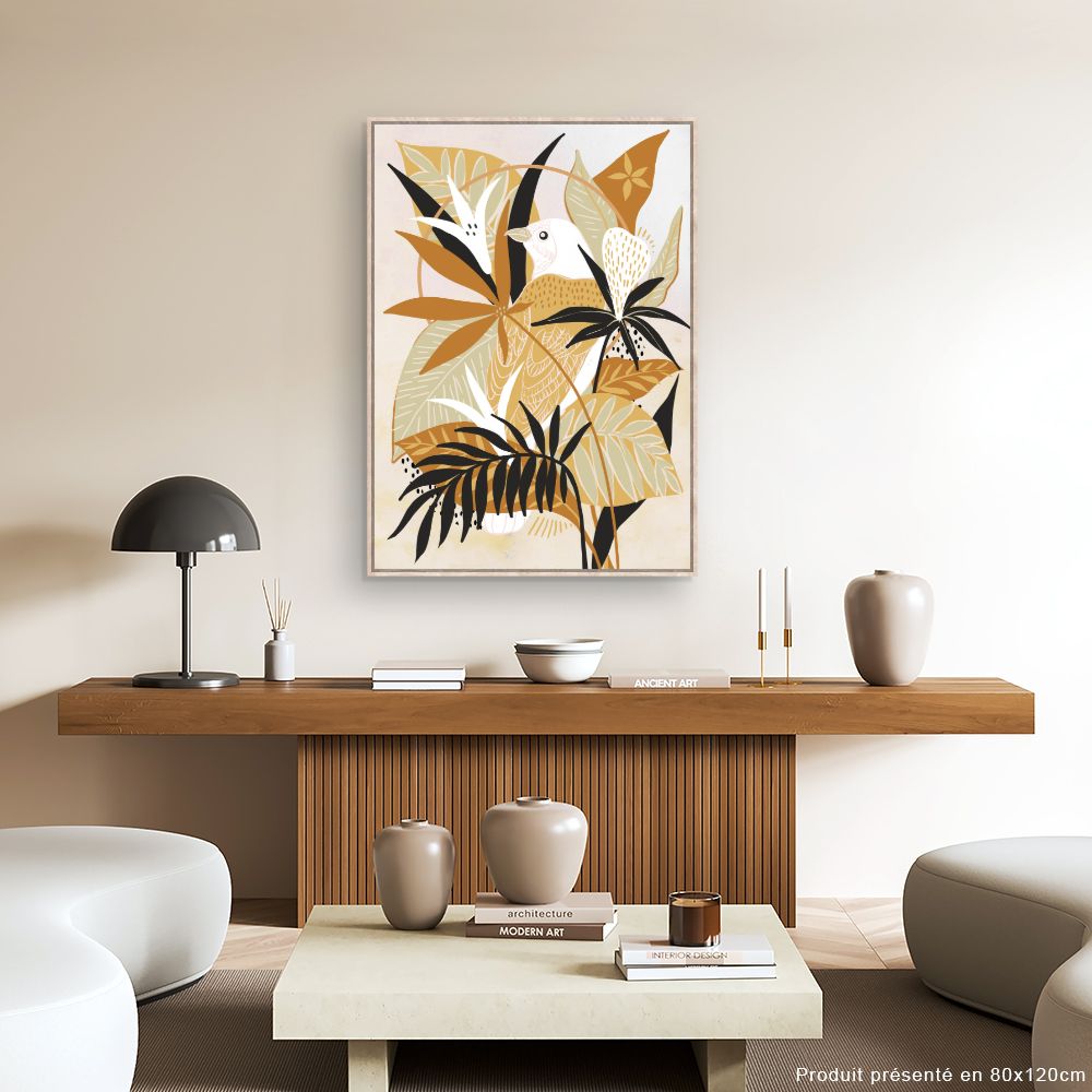 Tableau Jungle stylisée élégante