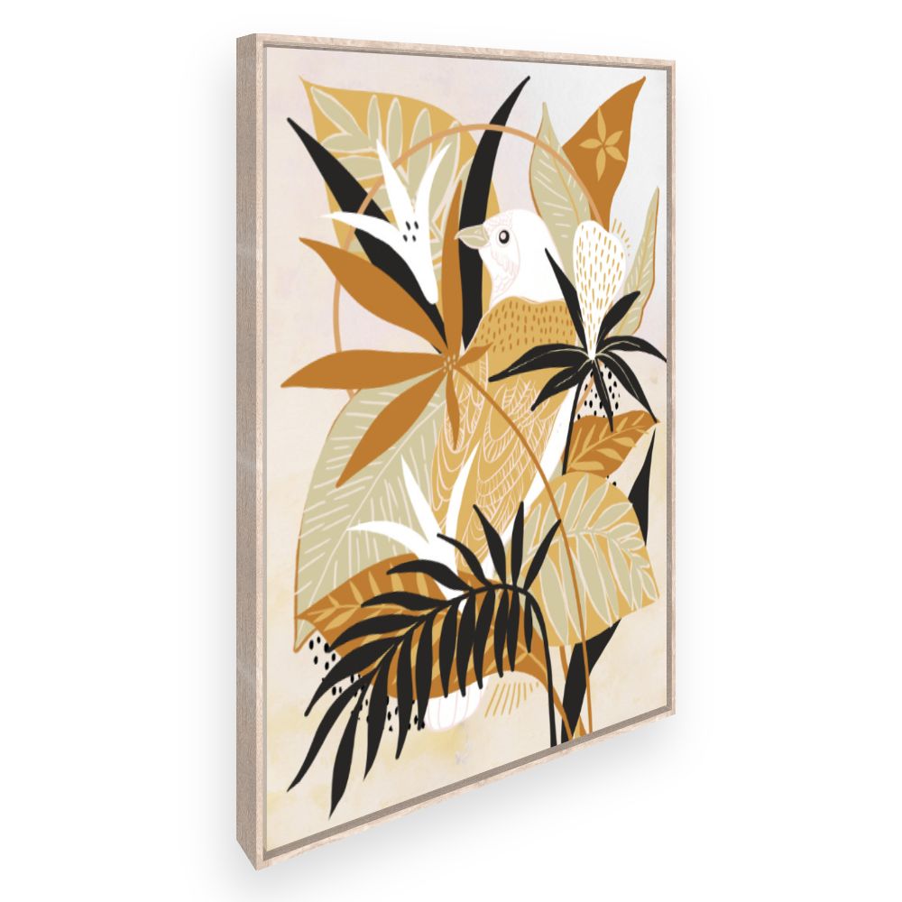 Toile Jungle stylisée élégante
