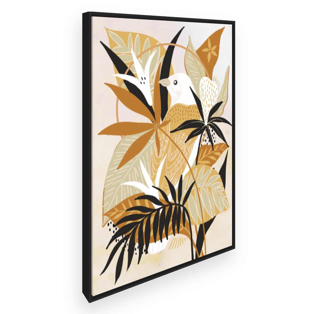 Toile Jungle stylisée élégante