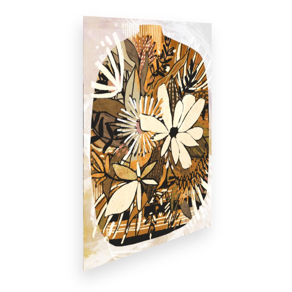 Affiche Fleurs exotiques vibrantes