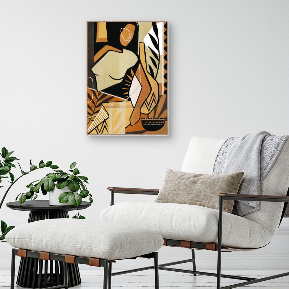 Tableau Silhouette abstraite élégante