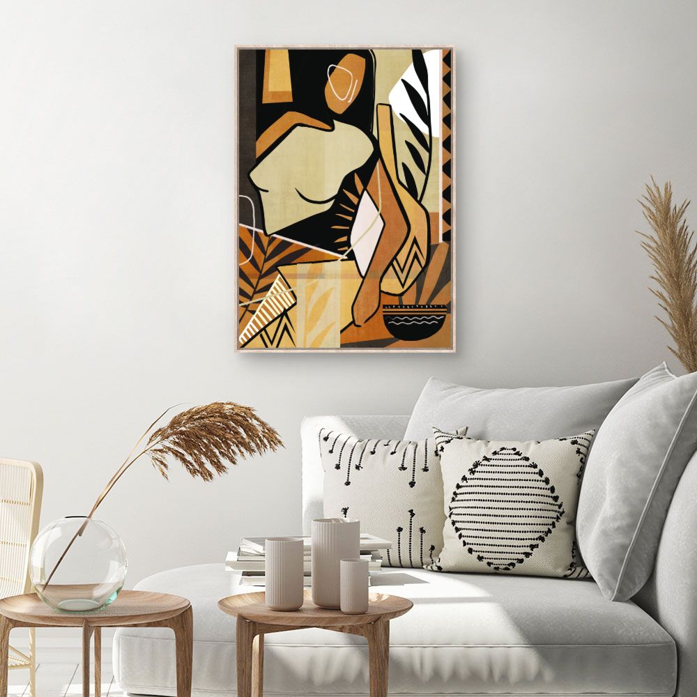 Tableau Silhouette abstraite élégante