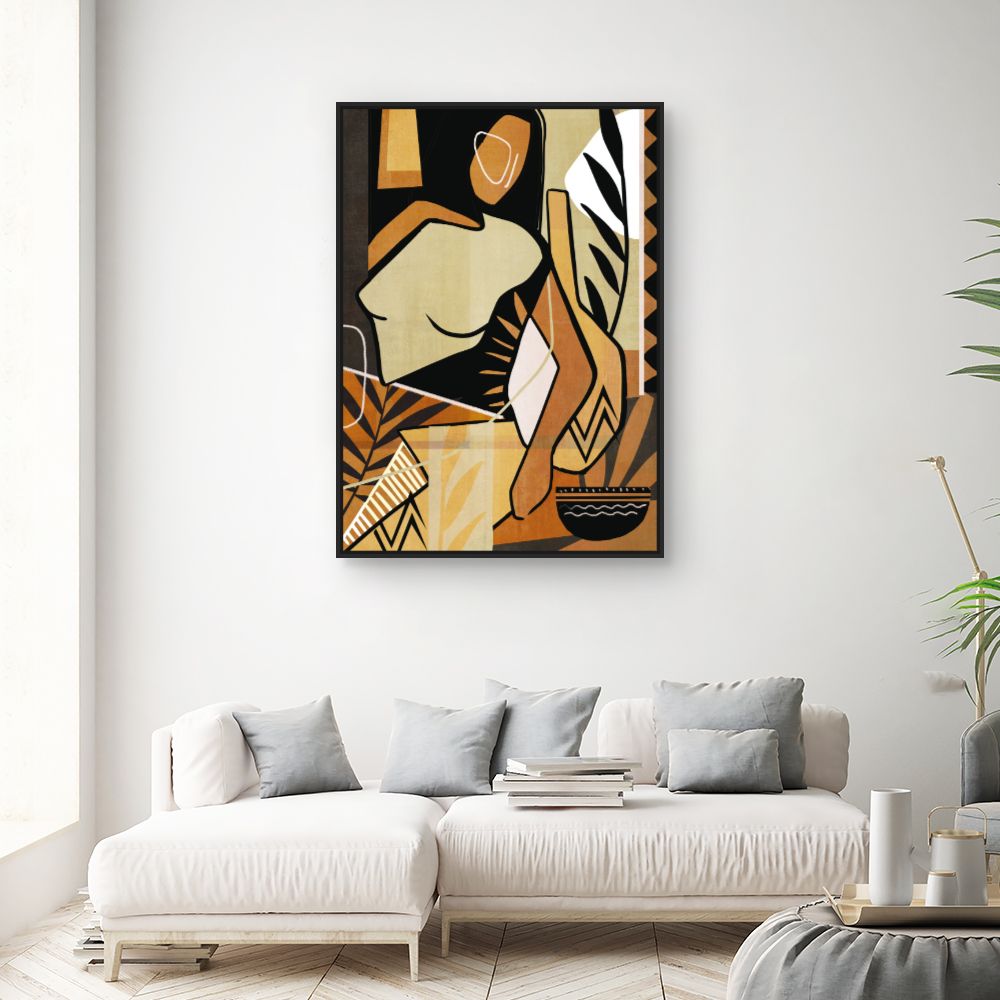 Tableau Silhouette abstraite élégante