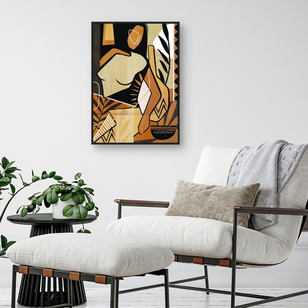 Tableau Silhouette abstraite élégante