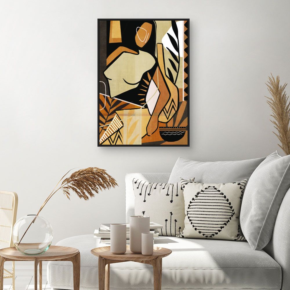 Tableau Silhouette abstraite élégante