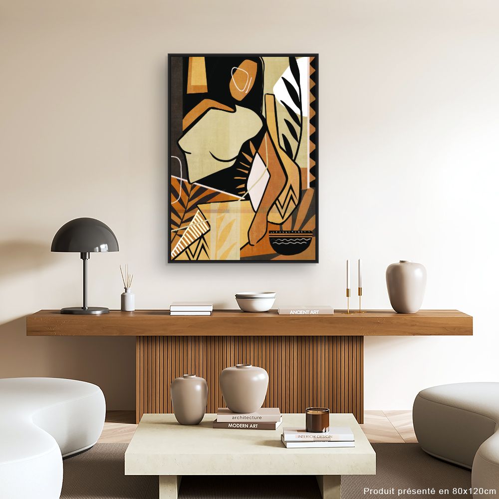 Tableau Silhouette abstraite élégante