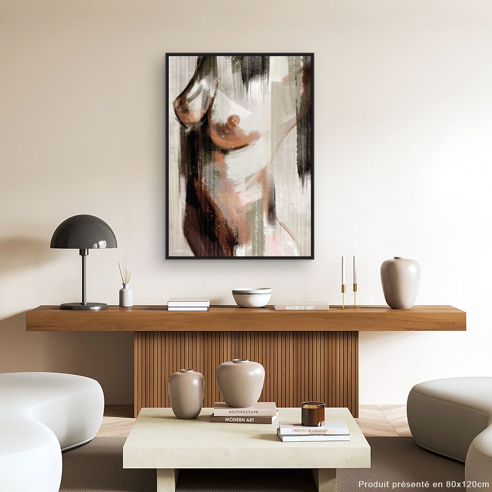 Tableau Nu abstrait élégant