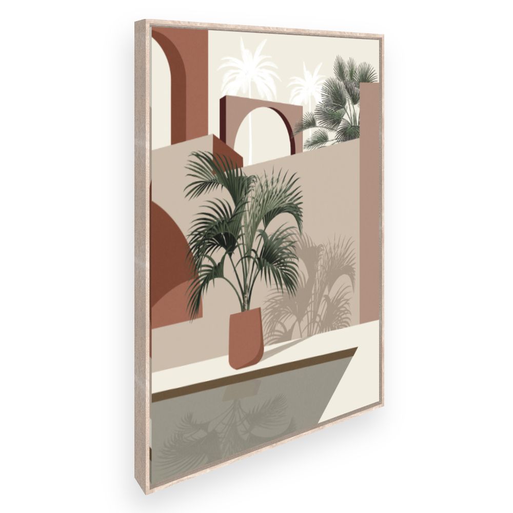 Toile Oasis architecturale