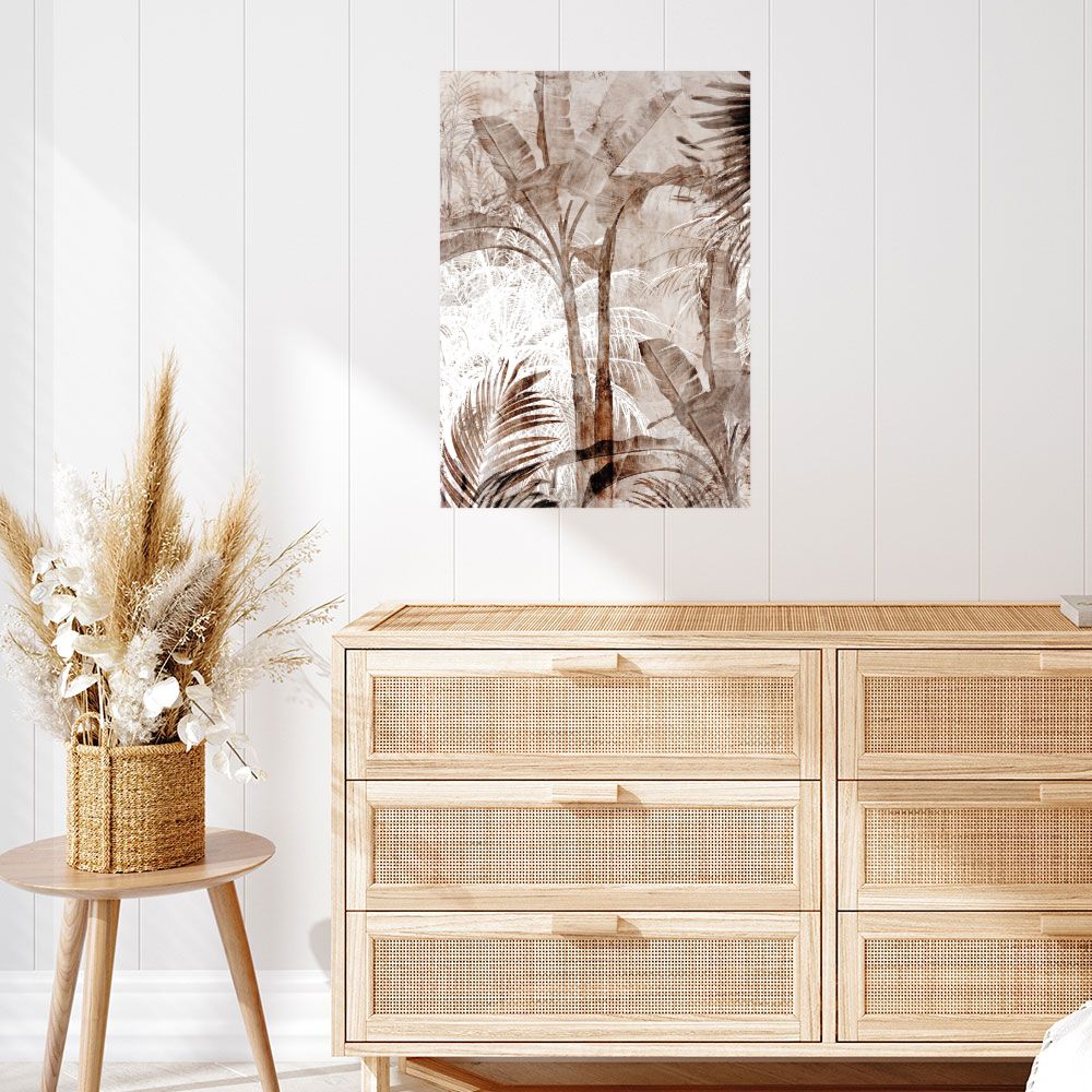 Affiche Feuillage exotique