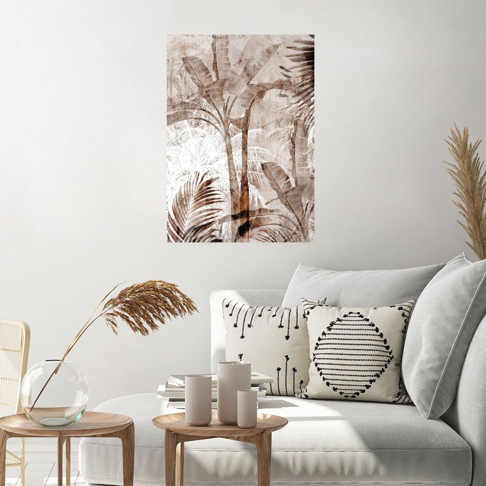 Affiche Feuillage exotique