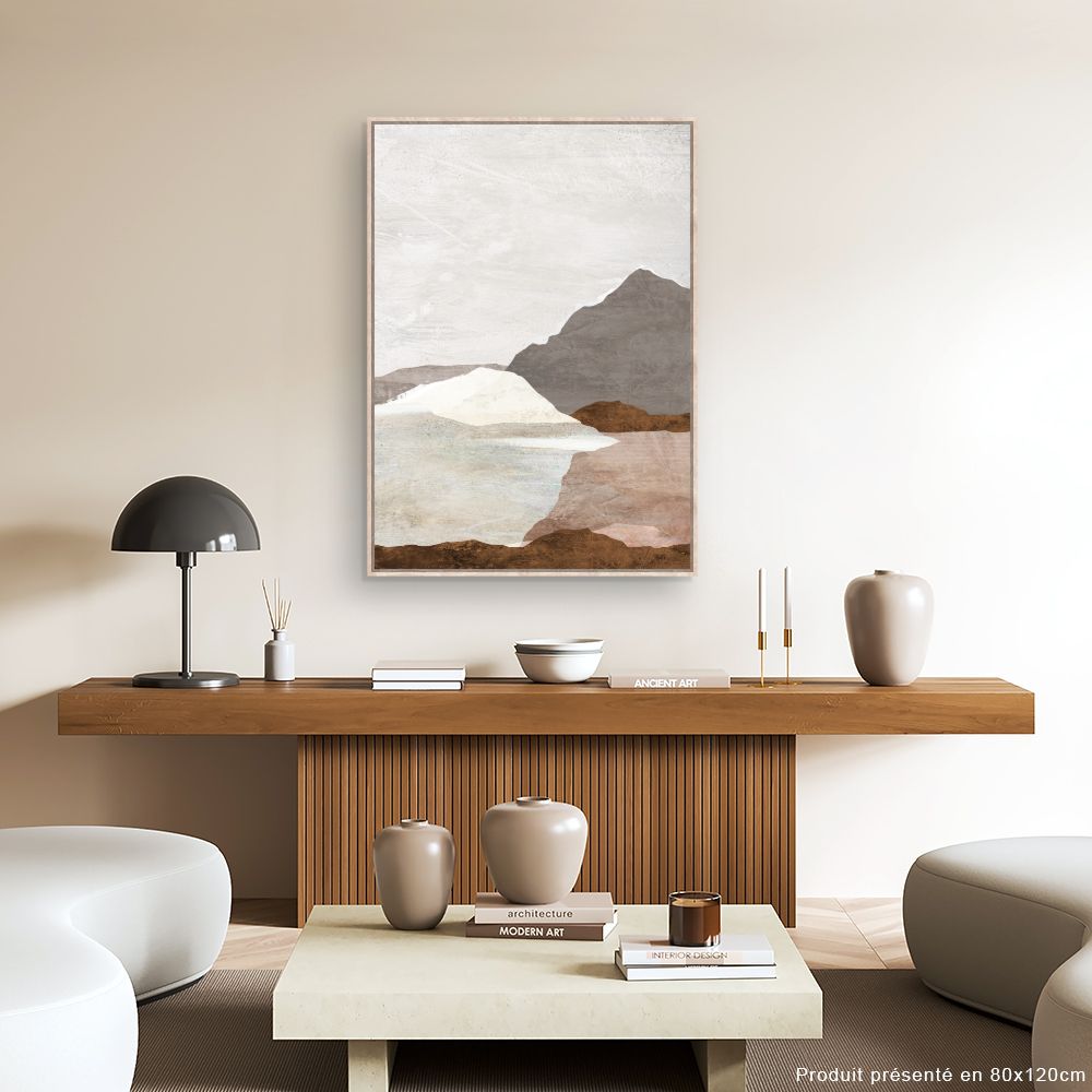 Tableau Paysage abstrait apaisant