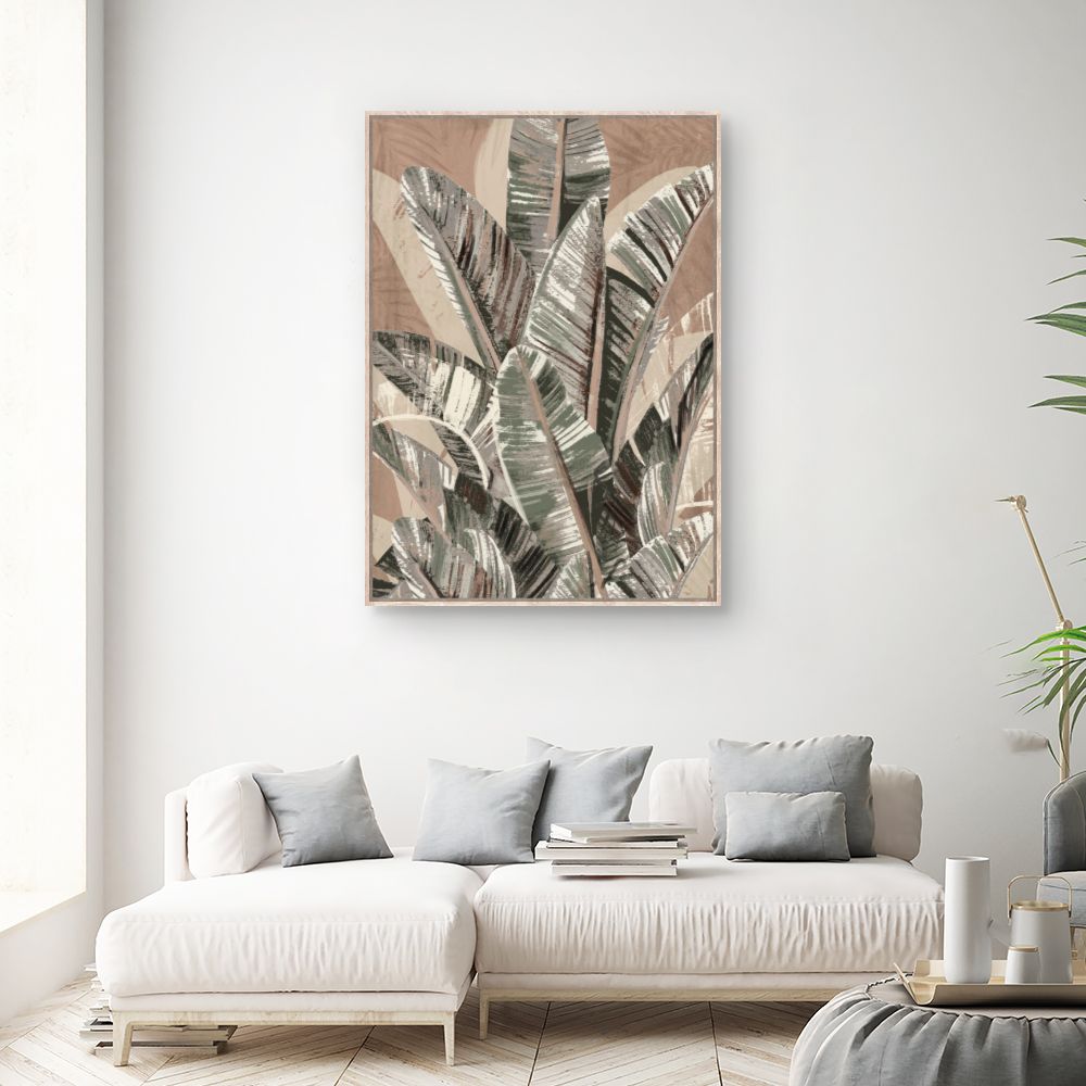 Tableau Feuillage exotique