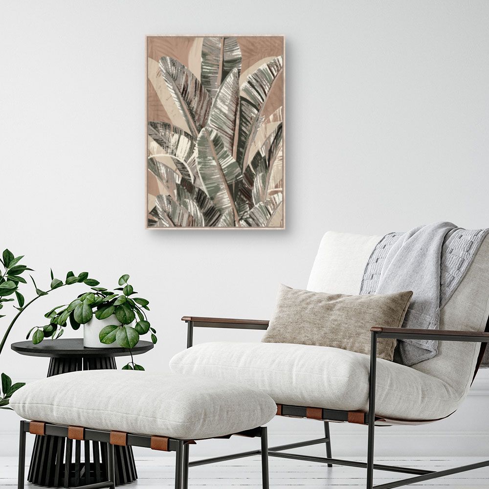 Tableau Feuillage exotique
